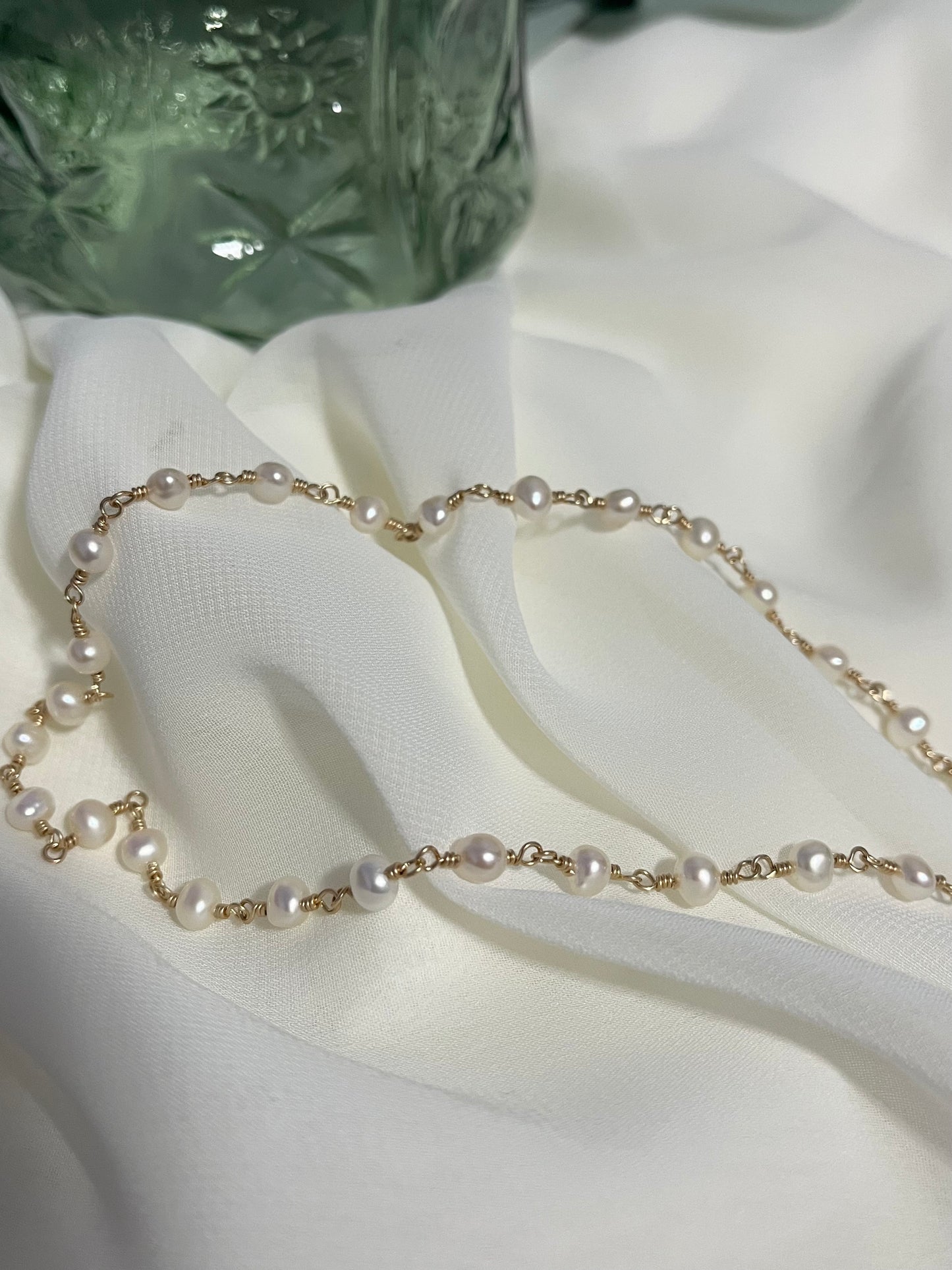 Jane Necklace Medium Pearl