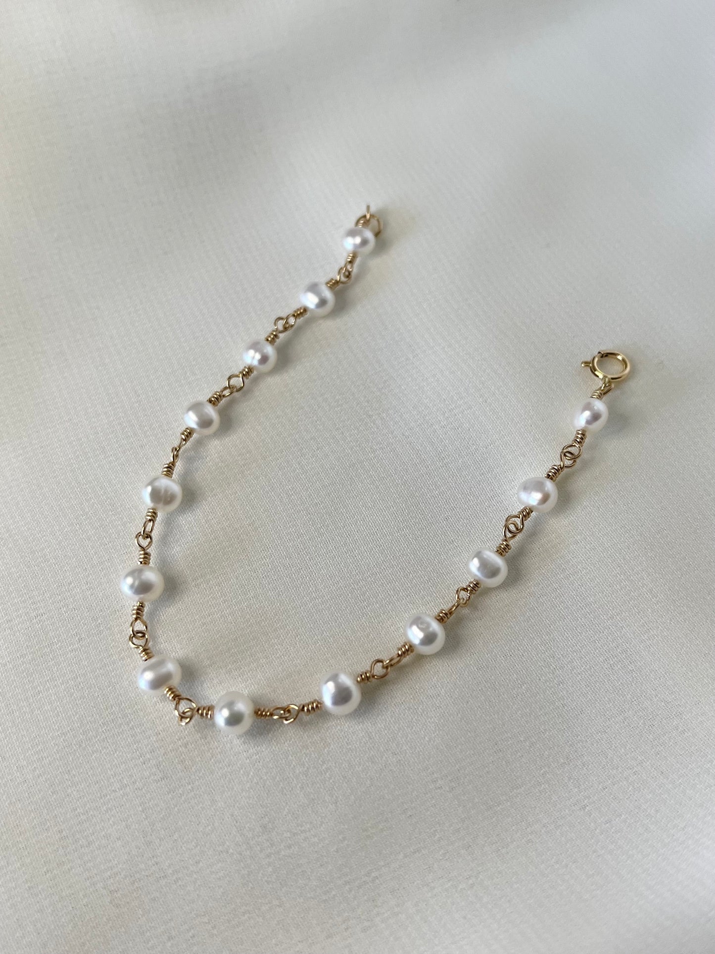 Jane Bracelet Medium Pearl