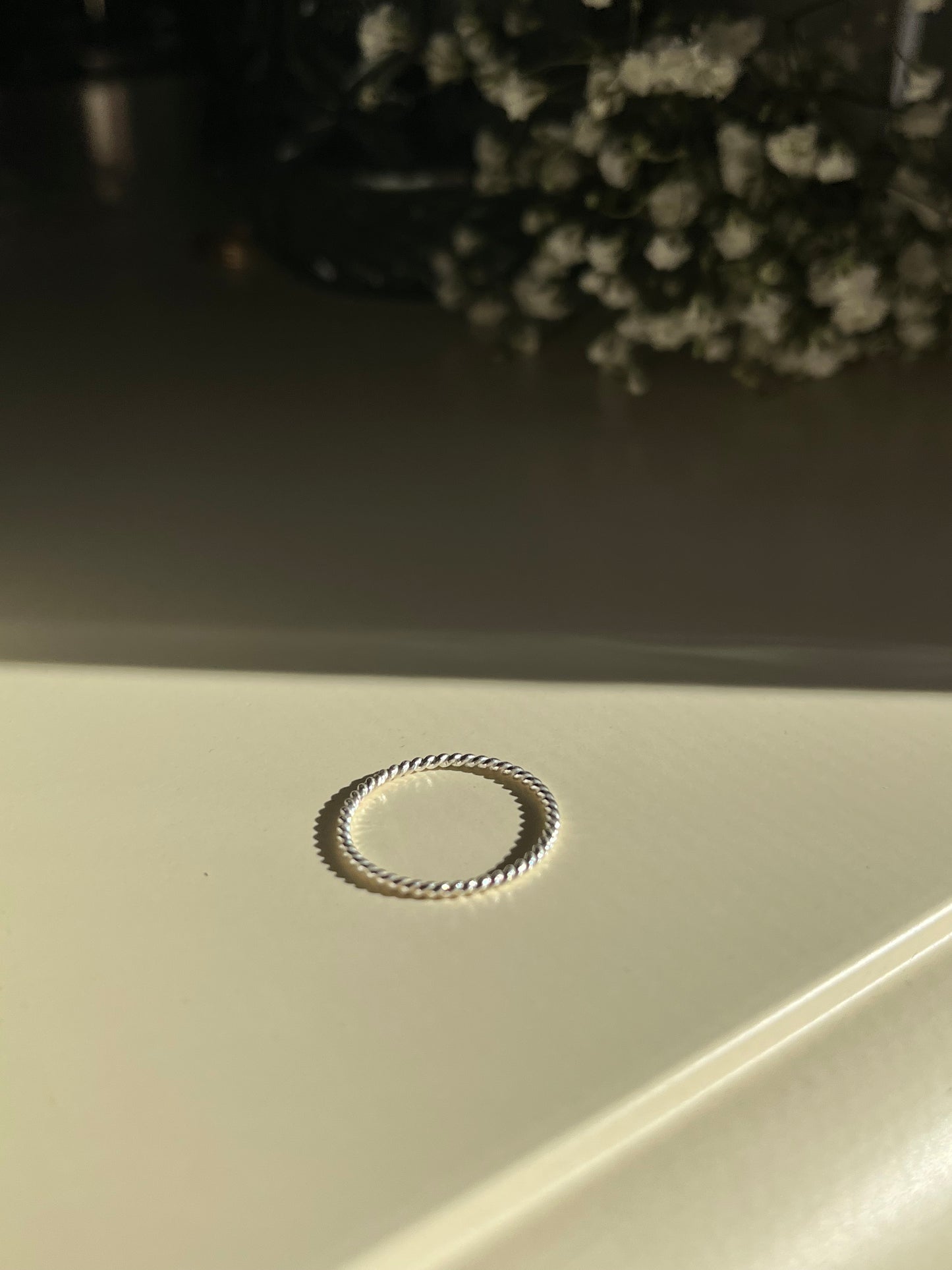 Twist Thin Stacking Ring