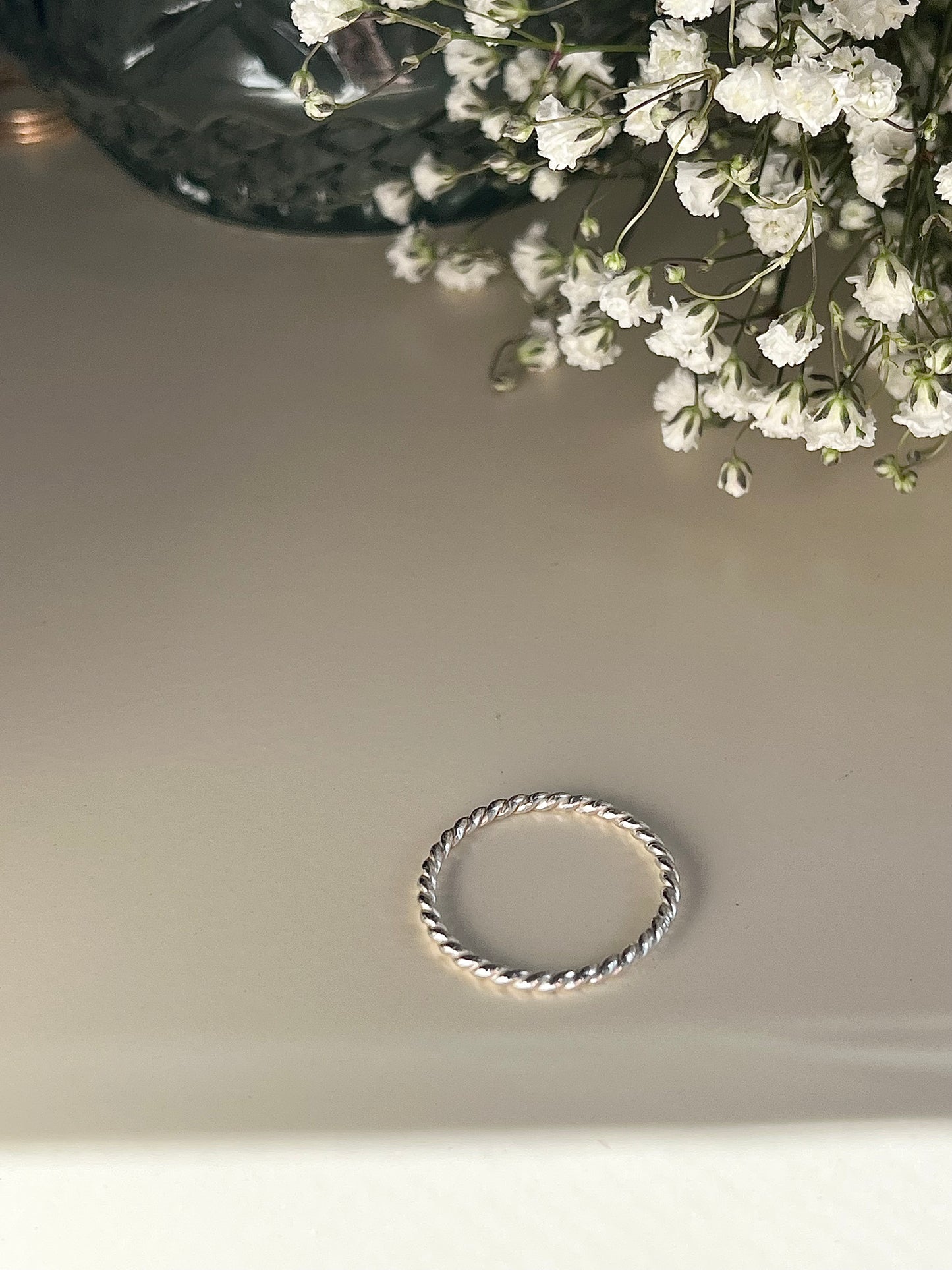 Twist Thick Stacking Ring