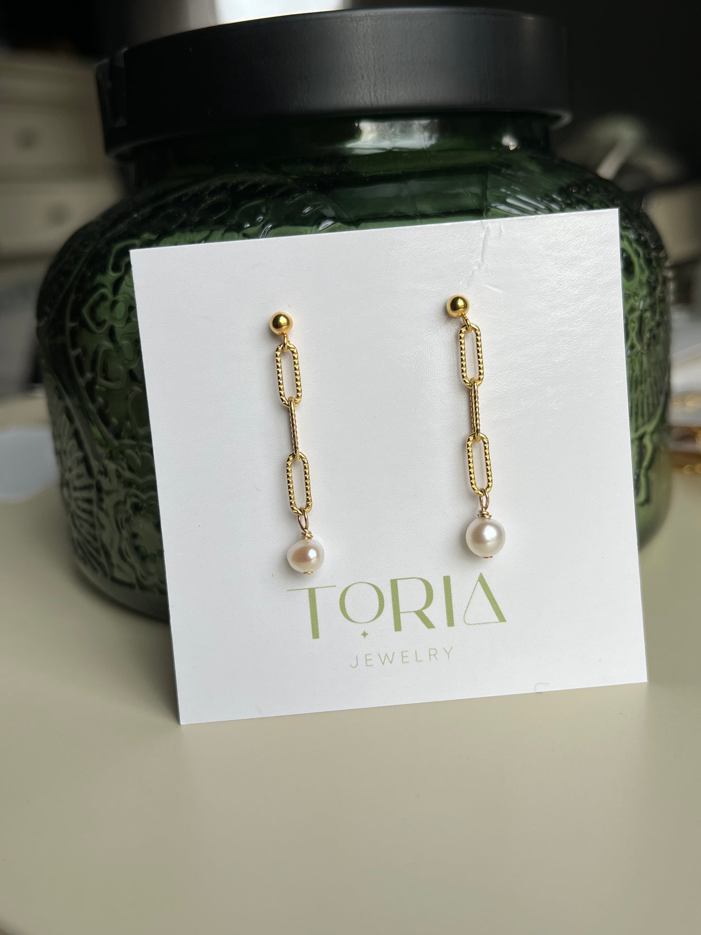 Lucy Pearl Earrings
