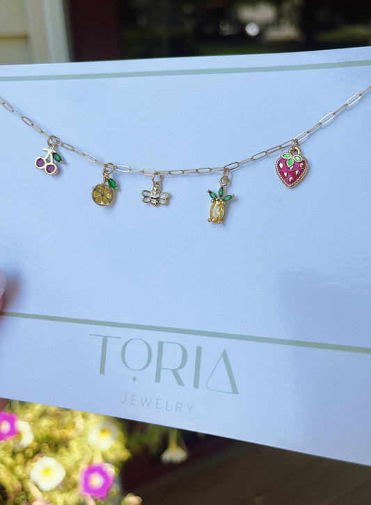 Fruity Charm Necklace