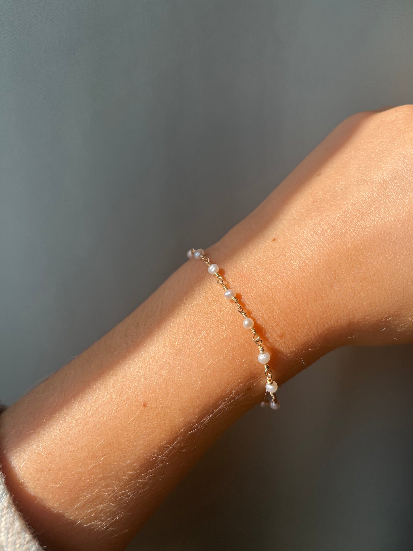 Jane Bracelet Small Pearl